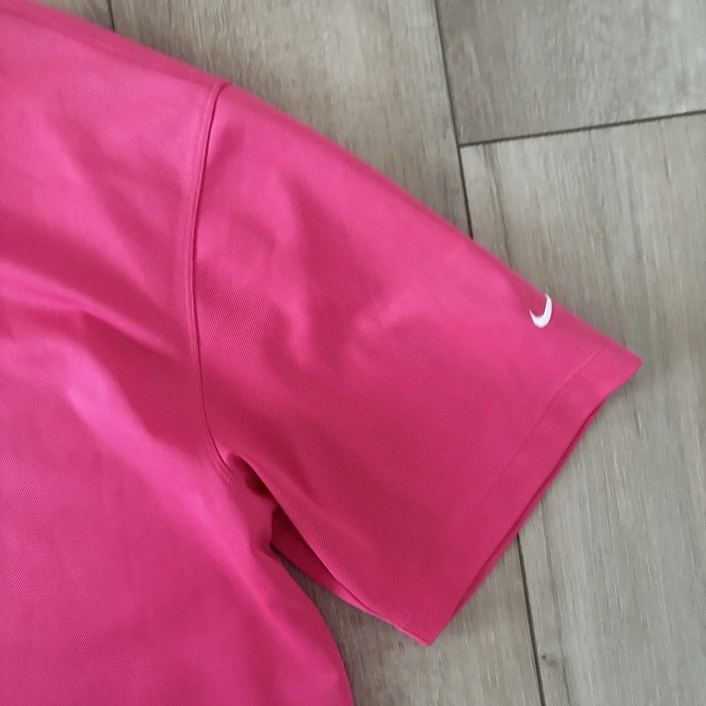 Nike Golf Tour Performance Dri-FIT Polo Shirt Men's XL Bright Pink Short Sleeve